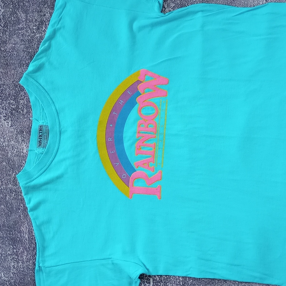 Vintage 90s Over The Rainbow Toronto PROMO Single Stitch T-Shirt UNISEX - Picture 5 of 8